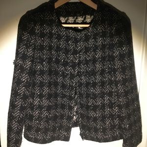 Wool Cropped Audrey-Hepburn-Style Jacket